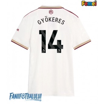 Arsenal Viktor Gyokeres #14 Tricou Fotbal Replică 2025-26 Femei Treilea